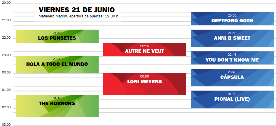 horarios