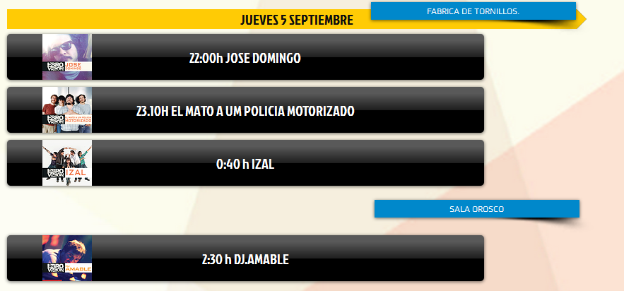 jueves