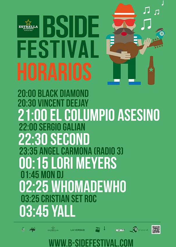 b-side horarios