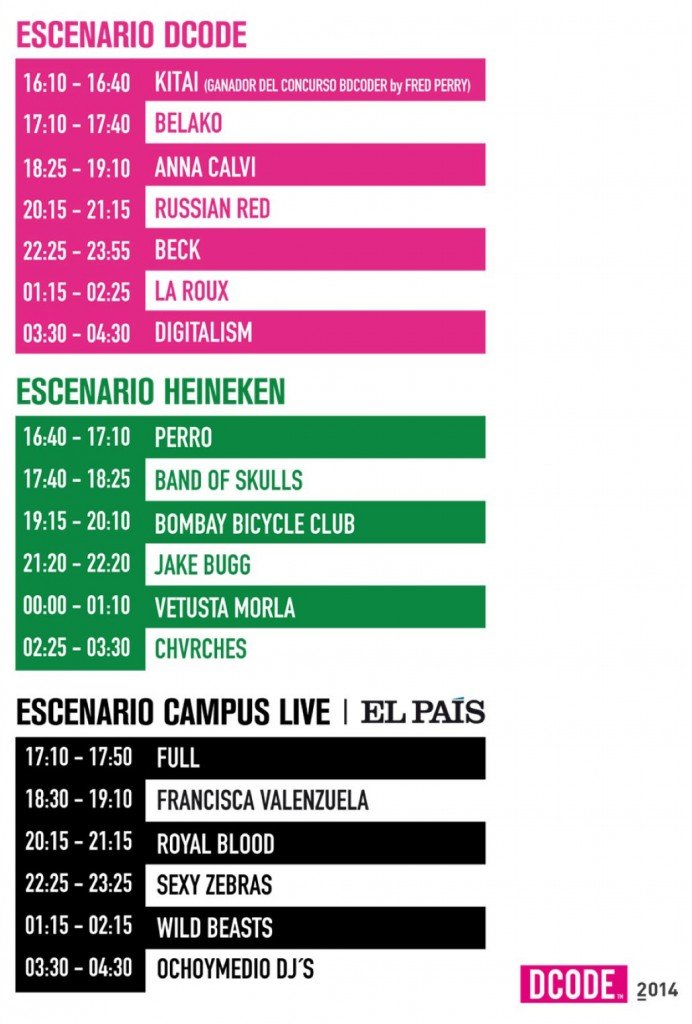 horarios