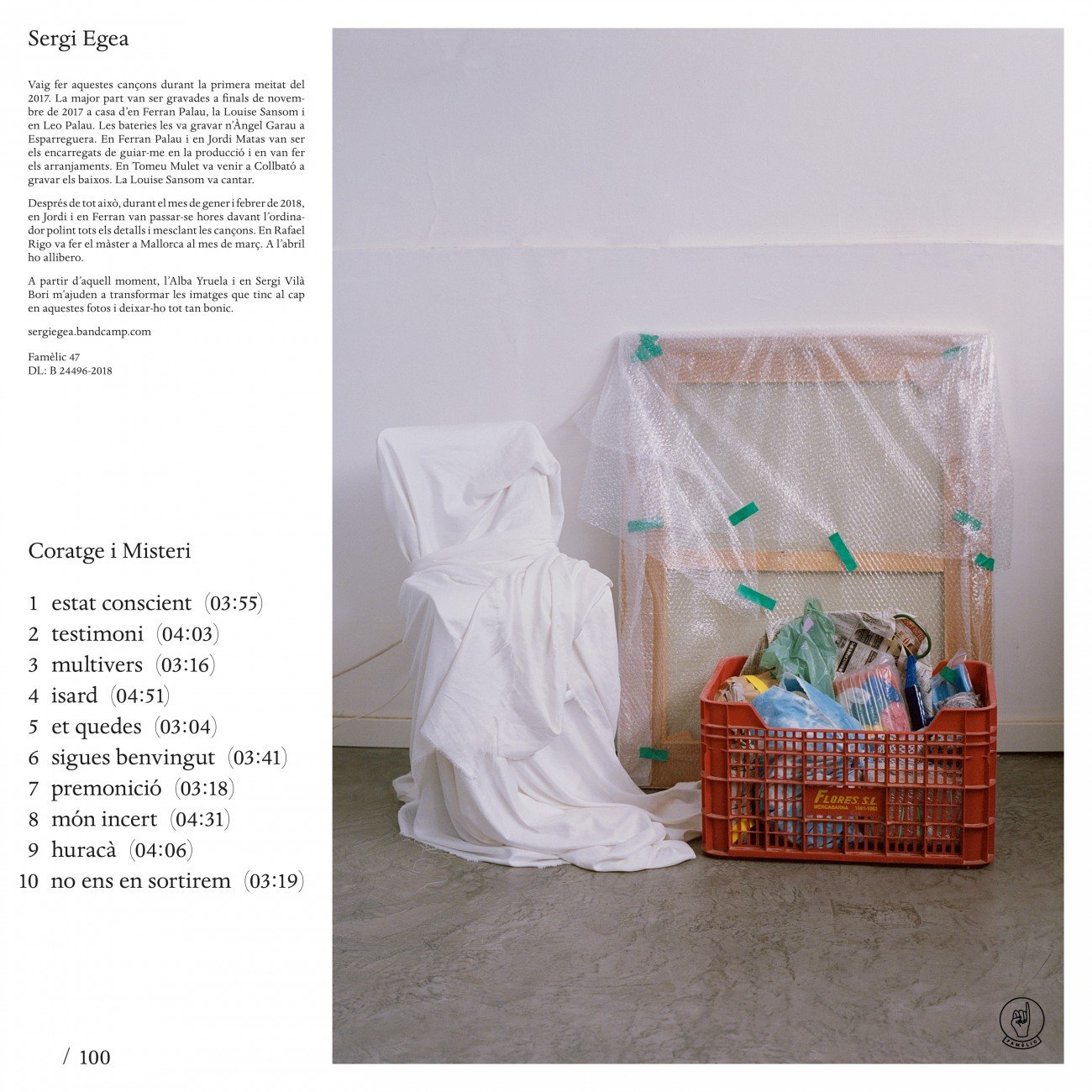 Reseñamos 'Coratge i Misteri', el LP debut de Sergi Egea