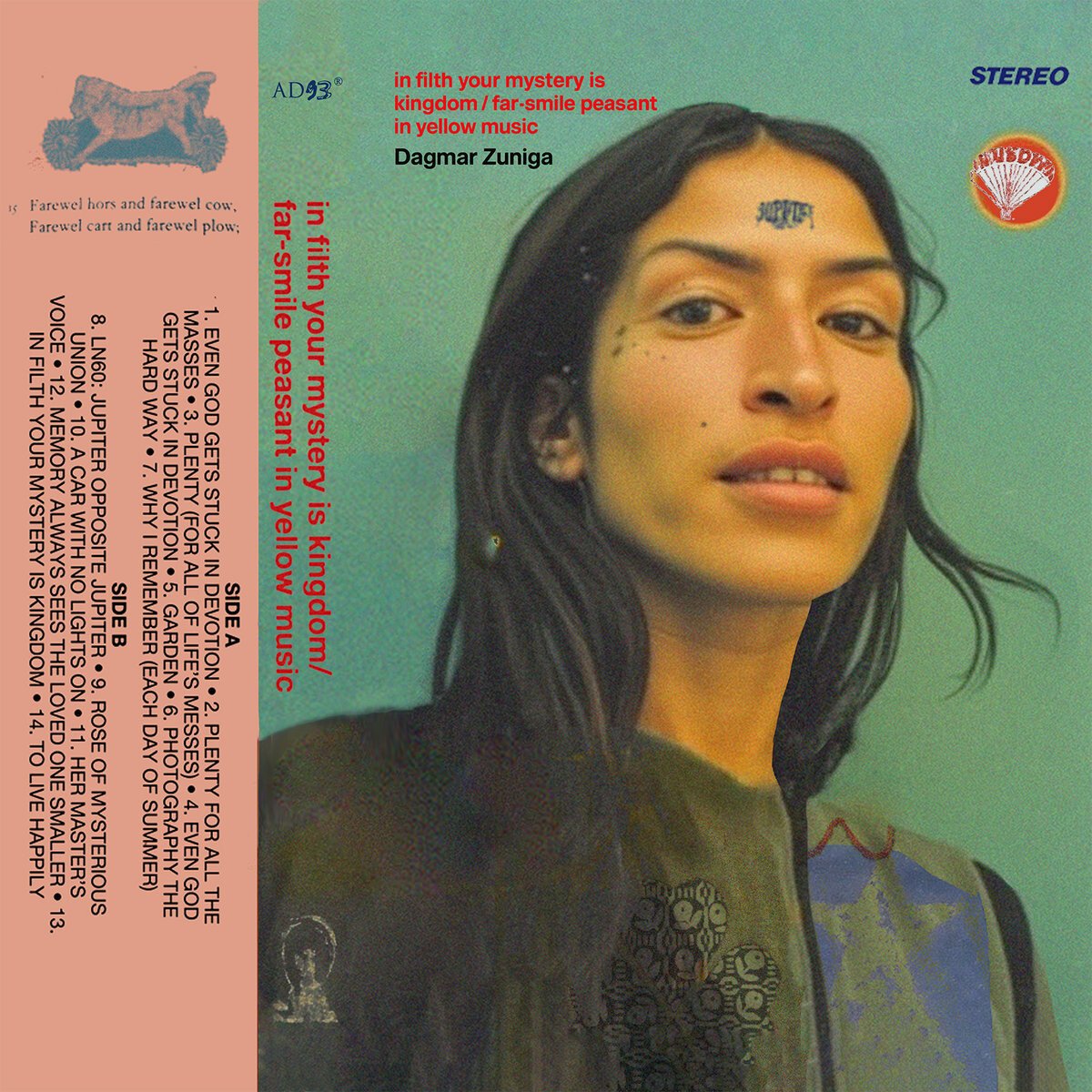 Dagmar Zuniga: 'in filth your mystery is kingdom / far smile peasant in yellow music', crítica de su nuevo disco