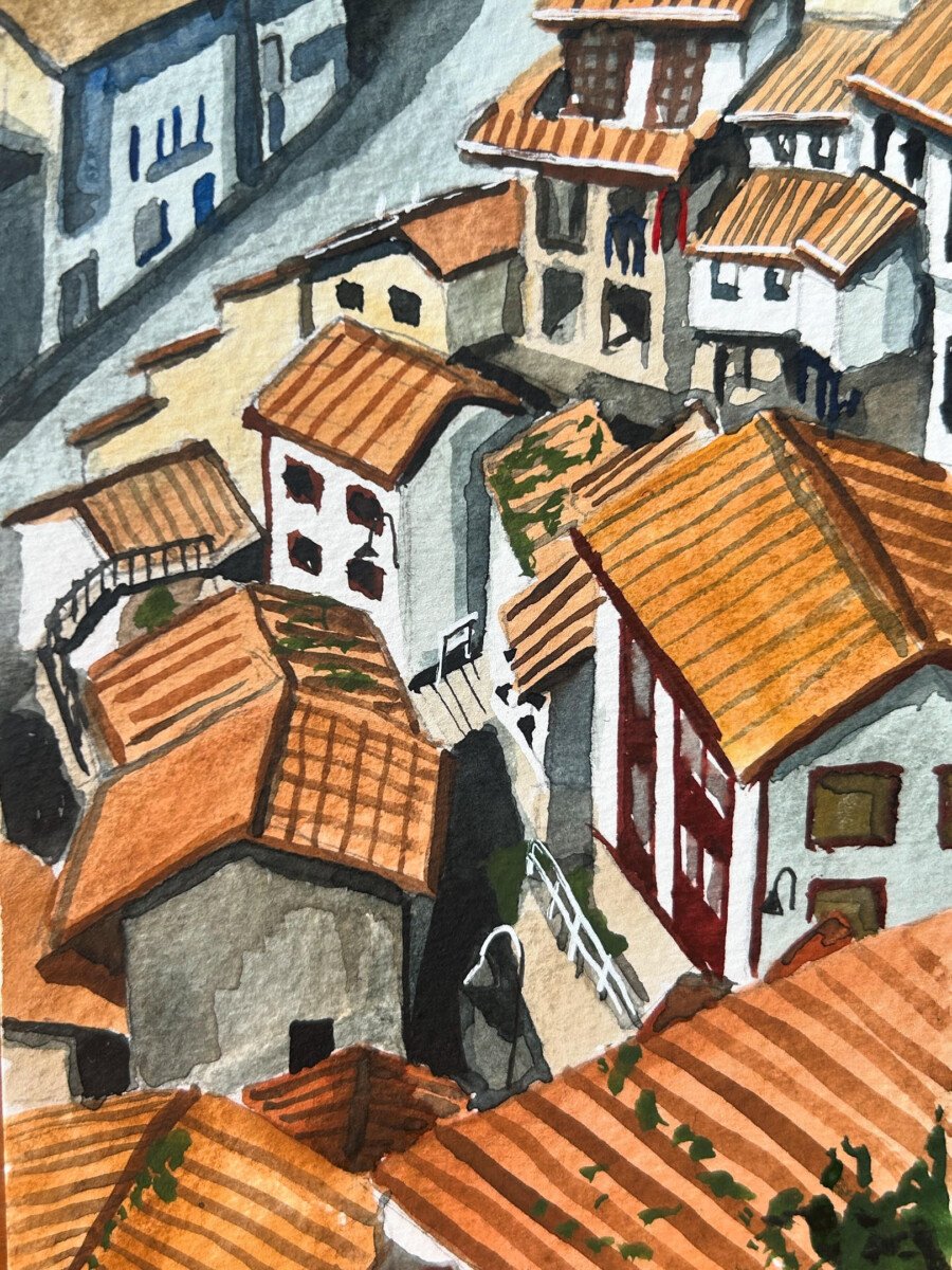 Pintura de Cudillero de Darren Hayman
